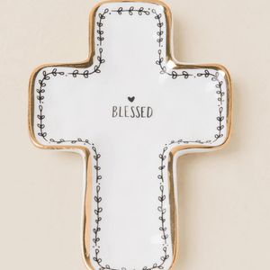 Blessed Cross Calypso Trinket Dish | Natural Life