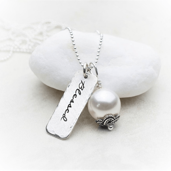 Sterling silver hotsell blessed necklace