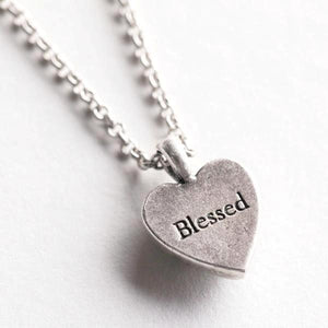 Blessed Story Heart Necklace
