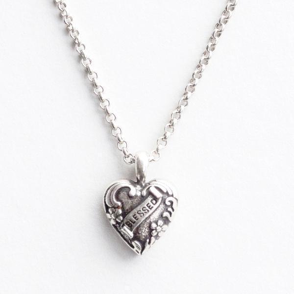 Blessed Story Heart Necklace
