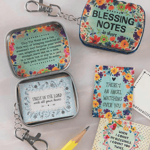 Blessing Box | Tiny Tin with Notes to Share | Natural Life