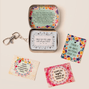 Blessing Box | Tiny Tin with Notes to Share | Natural Life