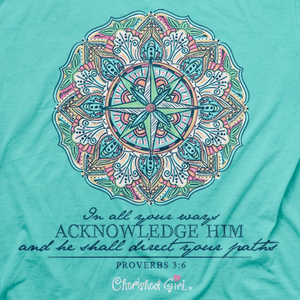 Cherished Girl Christian Shirt | Compass | Proverbs 3:6