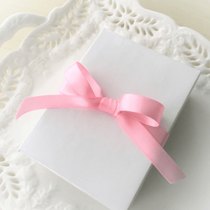 Children's Jewelry Gift Box with Pink Satin Ribbon