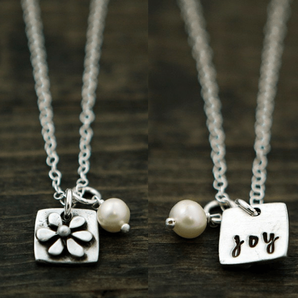 The Joy of the Lord is My Strength Fine Pewter Necklace | The Vintage Pearl
