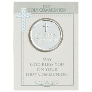 First Communion Pocket Token & Card Gift Set