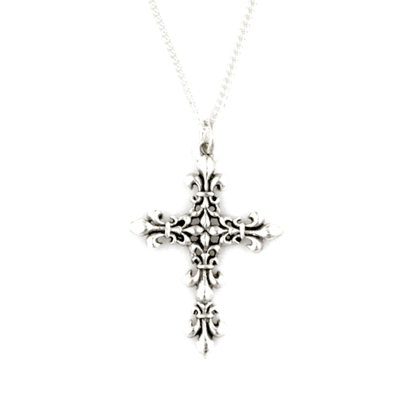 Fleur de 2025 lis cross necklace