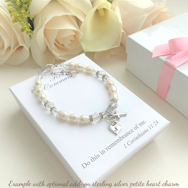 Catholic First Communion Bracelets - Silver & Gold