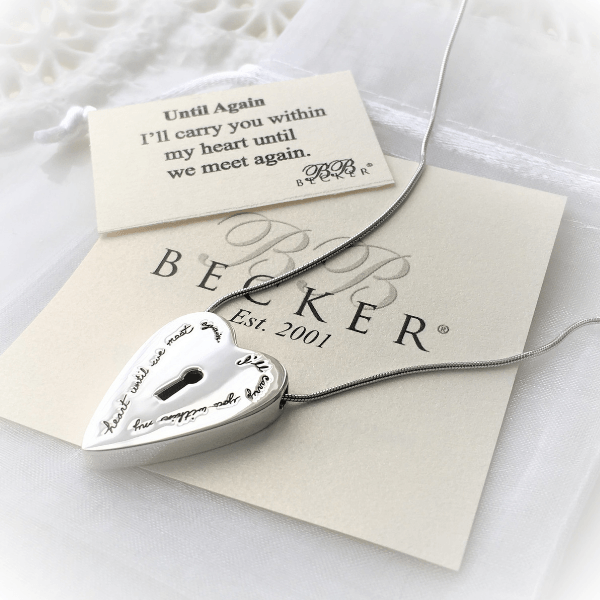 Sterling Silver I ll Carry You in My Heart Memorial Pendant Necklace Clothed with Truth