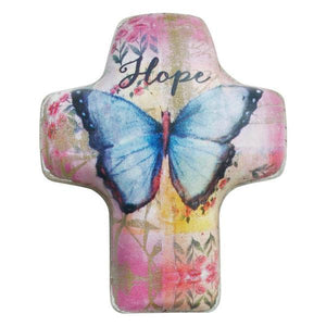 Hope Butterfly Artful Cross Pocket Token