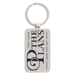 Scripture Verse Keychain | For I Know the Plans |  Jeremiah 29:11