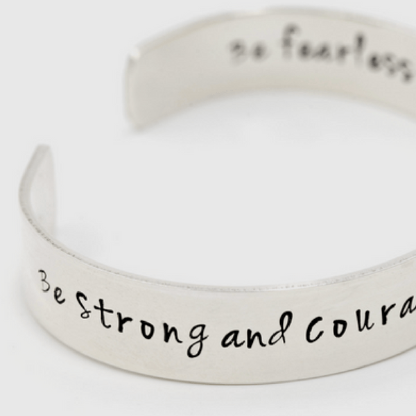 Double sided engraved bracelet sale