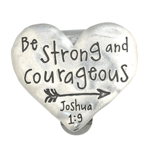 Joshua 1:9 Visor Clip | Strong & Courageous