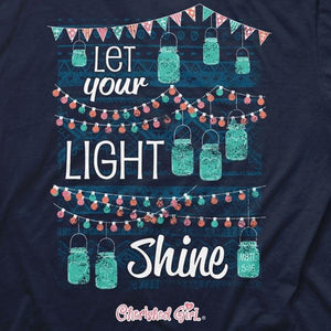 Cherished Girl by Kerusso Christian T-Shirt | Let Your Light Shine | Jar Lights