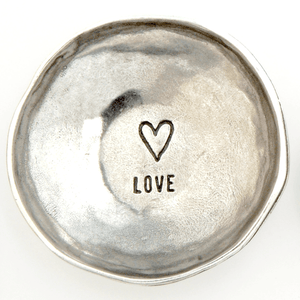 Fine Pewter Ring Dish | Love Heart
