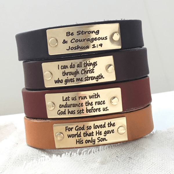 How to make wrapped leather bracelets - Rings and ThingsRings and Things
