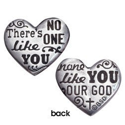 Fine Pewter Pocket Token | There Is No One Like You | Heart