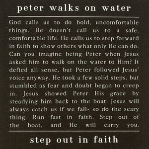 Peter Walks on Water Pendant Necklace | Amazonite