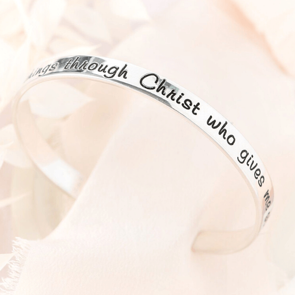 Philippians 4 13 bracelet 2025 sterling silver