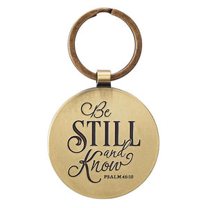 Be Still & Know Psalm 46:10 Keychain | Gift Packaged