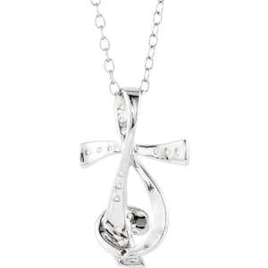 Sterling Silver Cross Necklace | Sing for Joy