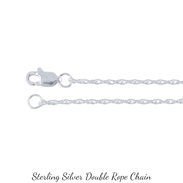 Sterling Silver Necklace Chains | 20",  24", & 30" | Double Rope