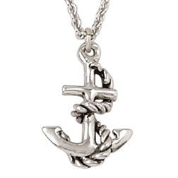 Anchored shop cross necklace