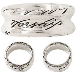 Sterling Silver Men's Christian Ring | Words of Worship