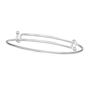 Sterling Silver Expandable Wire Bangle Bracelet