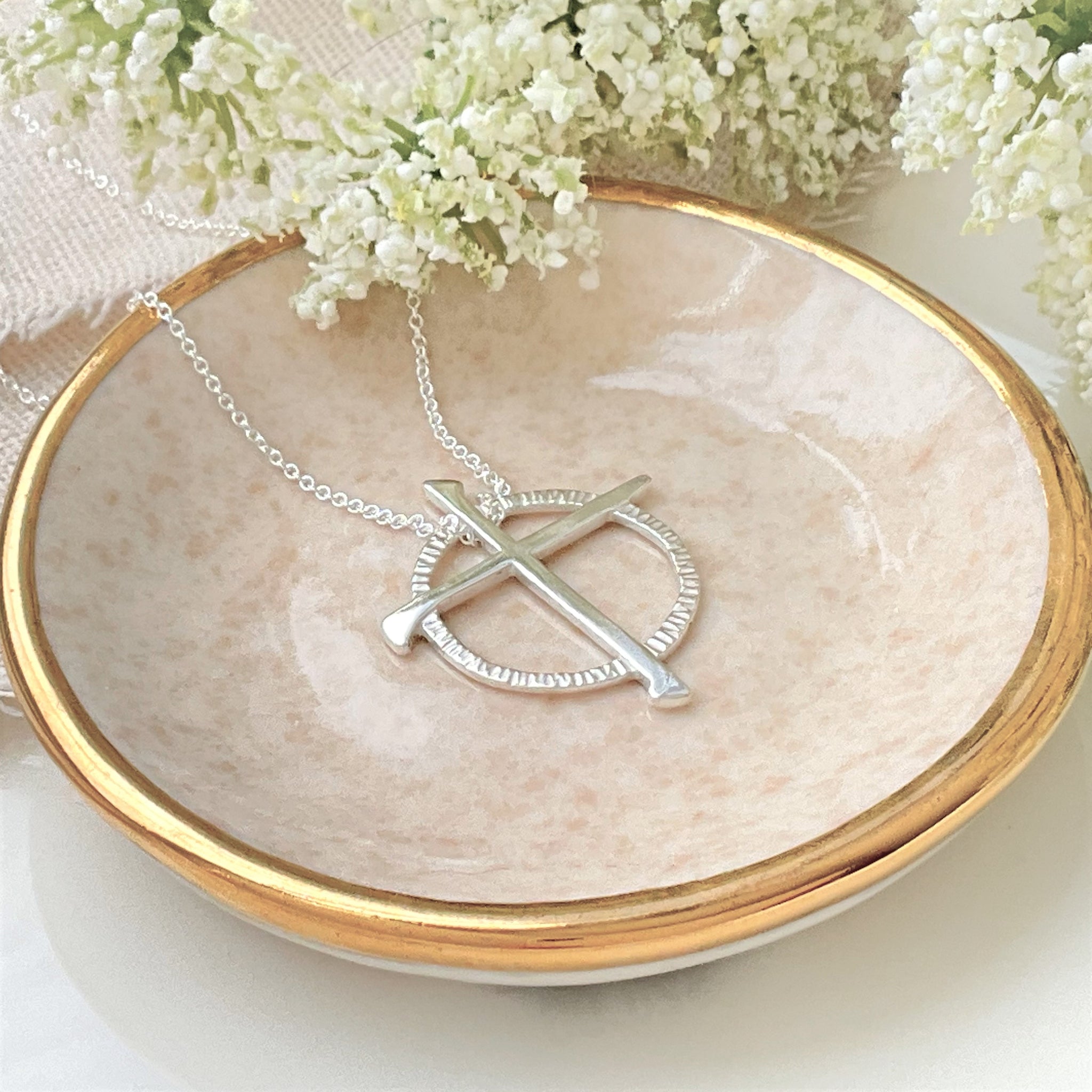 Simplicity Celtic Cross Necklace – Celtic Crystal Design Jewelry