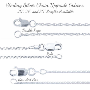 Sterling Silver Chain Upgrade Options