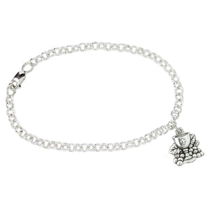 Sterling Silver First Holy Communion Charm Bracelet