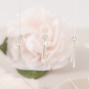 Sterling Silver Triple Bar Necklaces