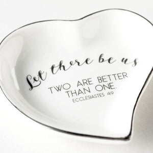 Ceramic Ring Dish | Let There Be Us | Two Are Better Than One